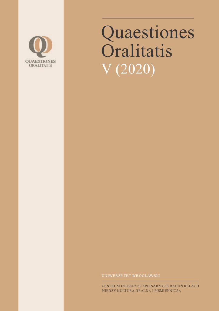 Quaestiones Oralitatis