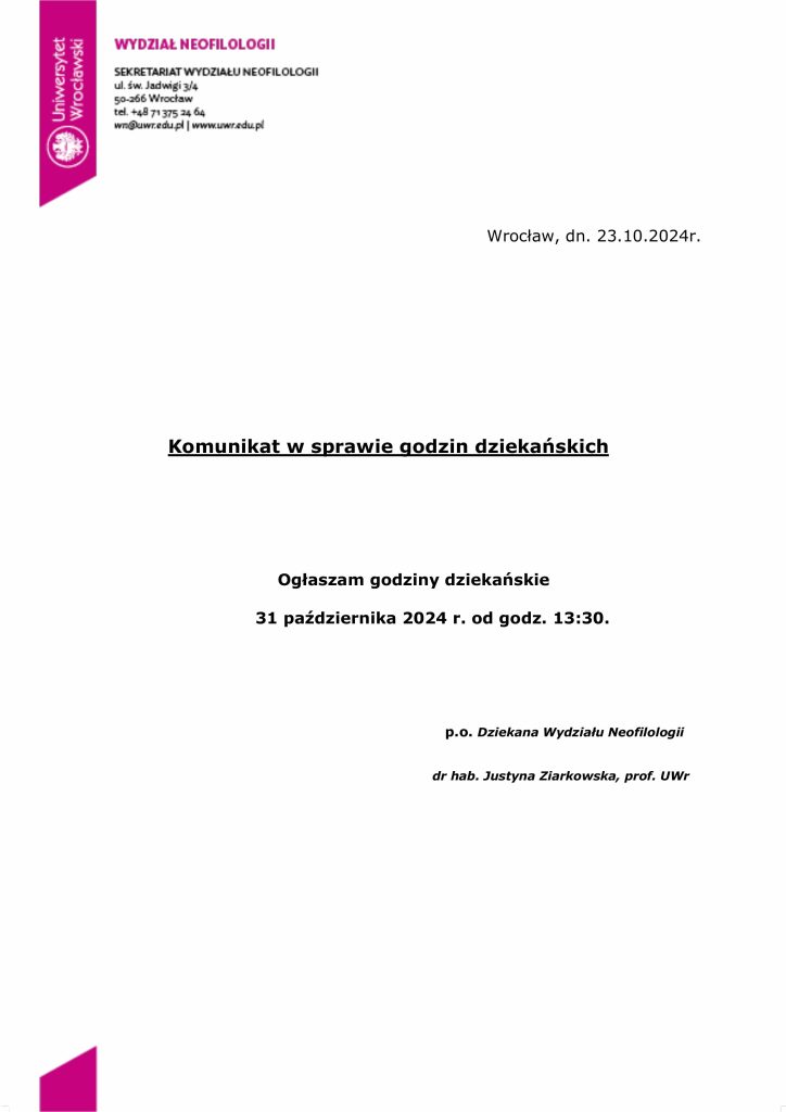 ogłoszenie